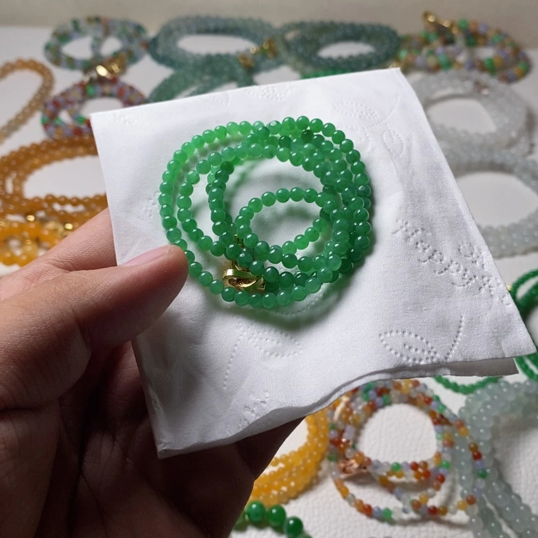 定制翡翠未镶嵌缅甸翡翠a货卡3.8