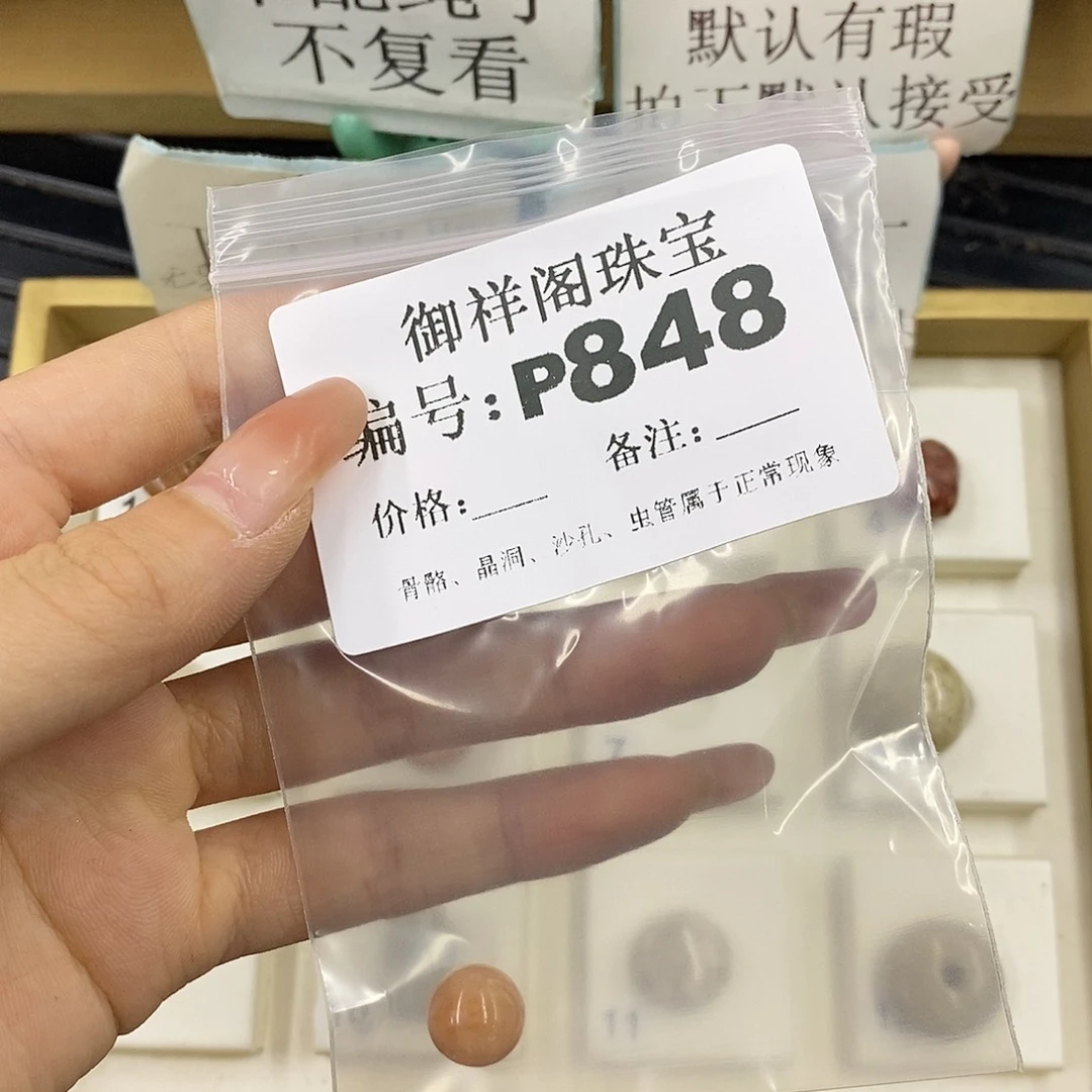 硅化珊瑚（珊瑚玉）未镶嵌颈饰啾*啾