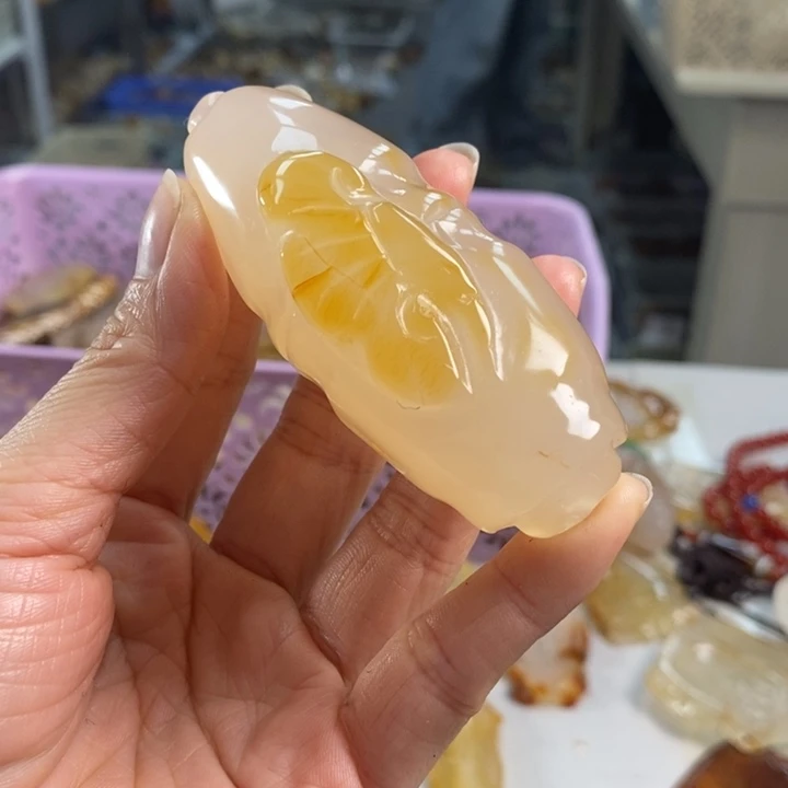 玛瑙/玉髓吊坠(不含链)未镶嵌