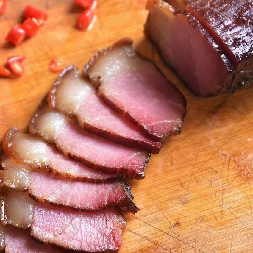 （后退肉现称）正宗柏香丫烟熏猪后腿肉