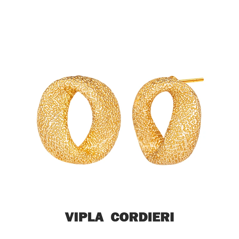 铜合金耳饰 复古港风耳饰女ins小众设计感气质轻奢高级感百搭耳钉