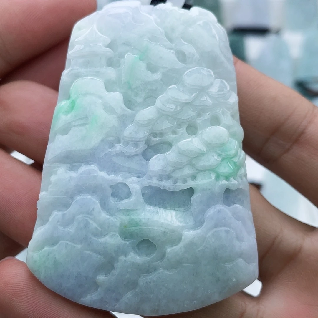 颈饰未镶嵌翡翠翡翠