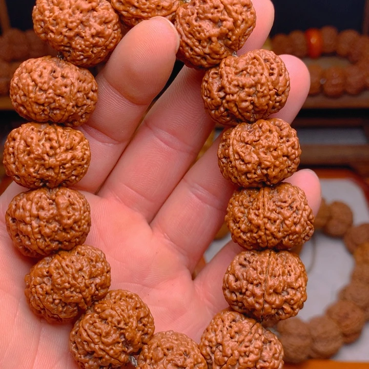 品***子金刚菩提手串古龙梅花六瓣