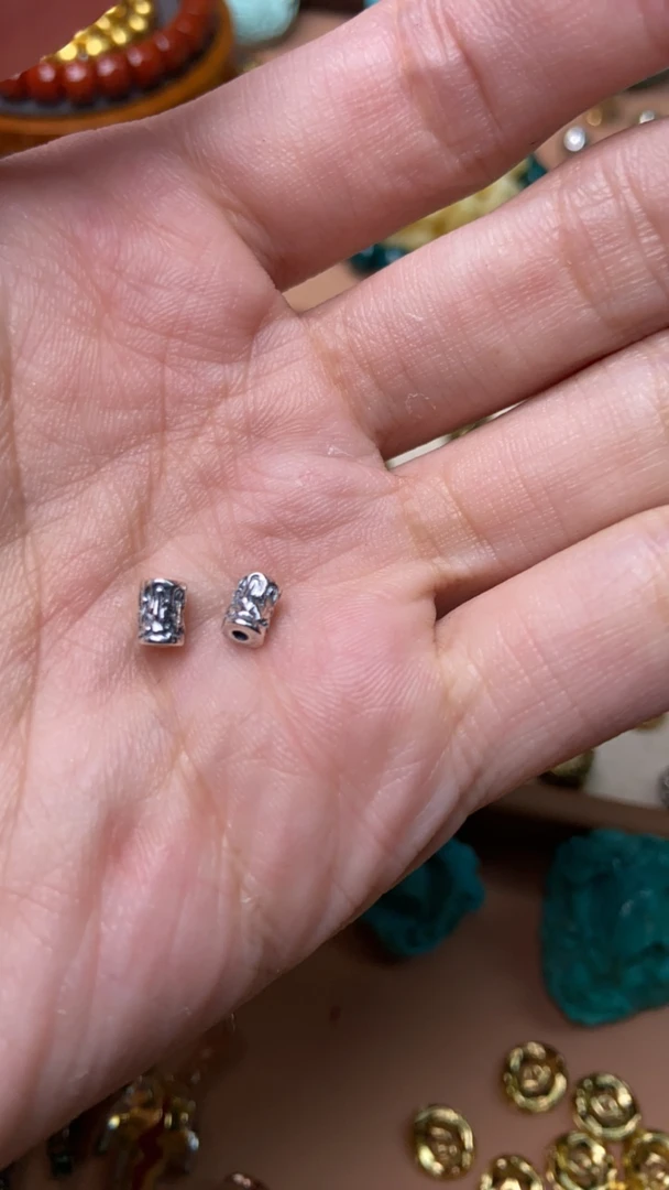 925银银制品 17号弟子珠一套配饰啊啊啊啊