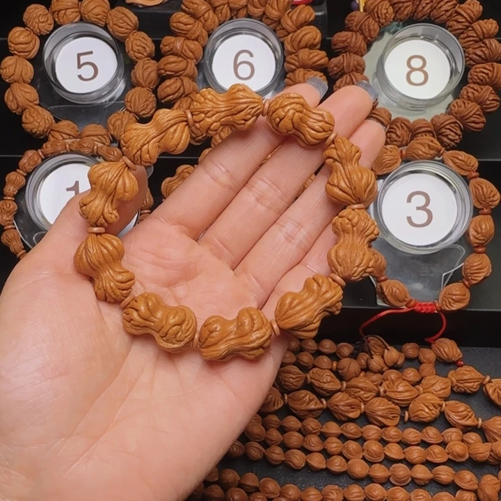 桃核手串花生手串