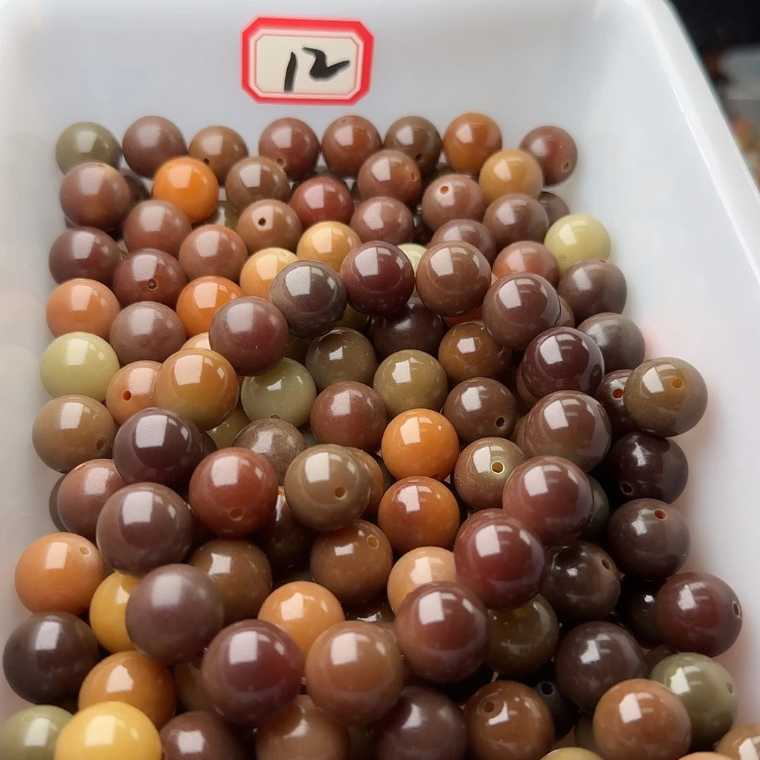 手串菩提根/象牙果50颗菲料苍墨14圆