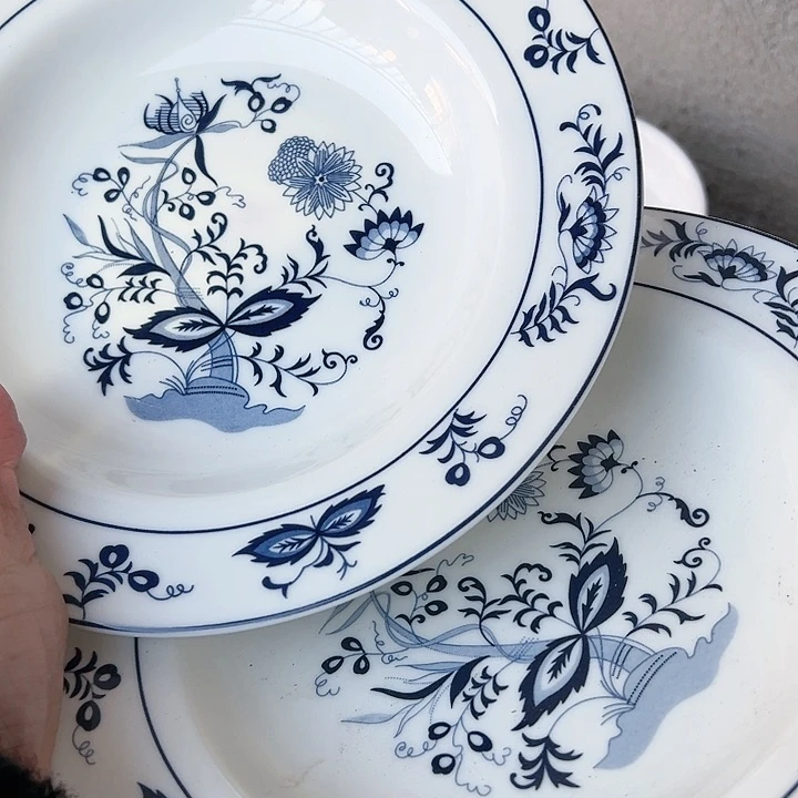 壶八寸深盘两个红叶老标