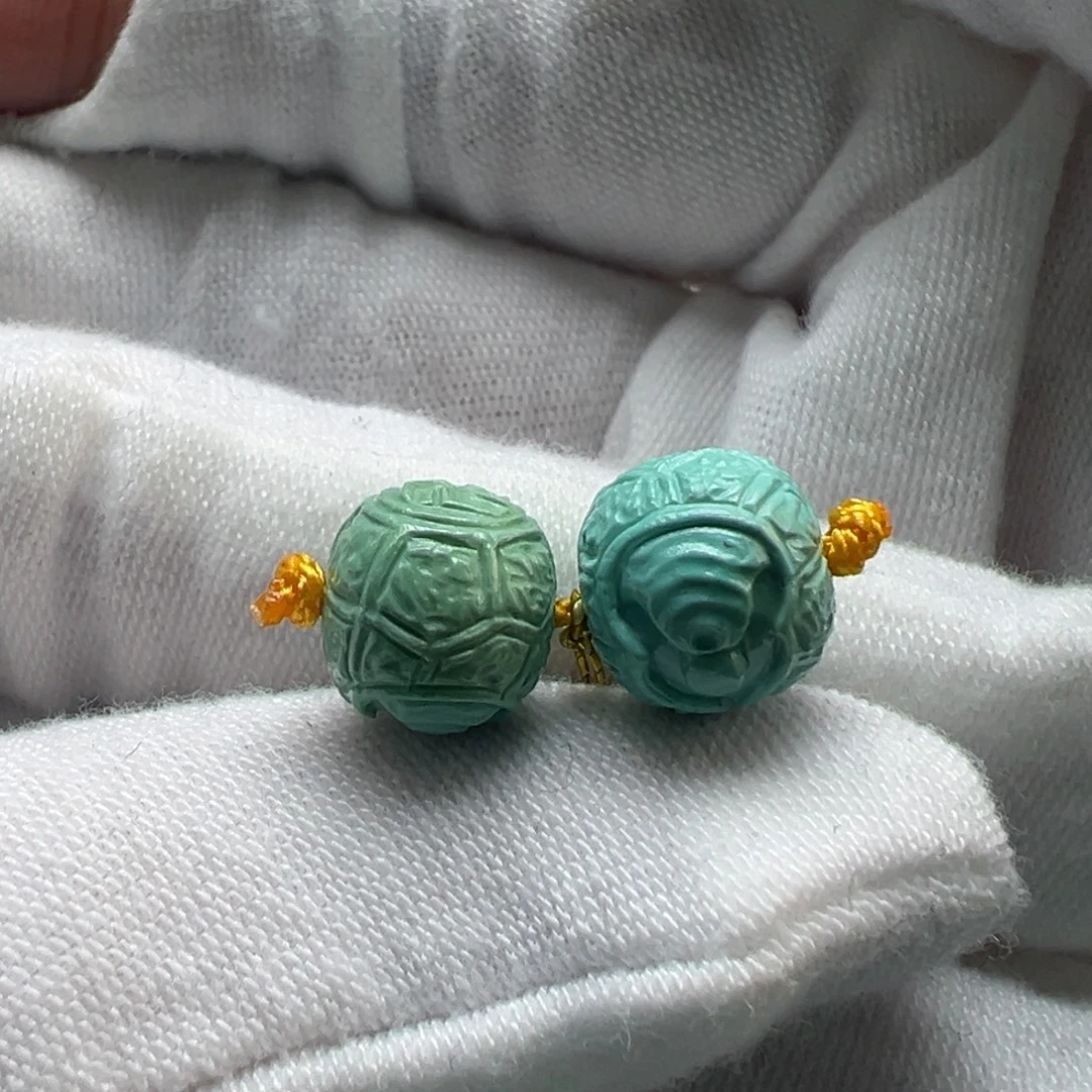 绿松石未镶嵌配饰9.3*8.3
