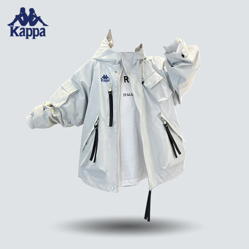 Kappa Kids【杜邦三防款】秋季户外软壳三防工装儿童休闲冲锋衣
