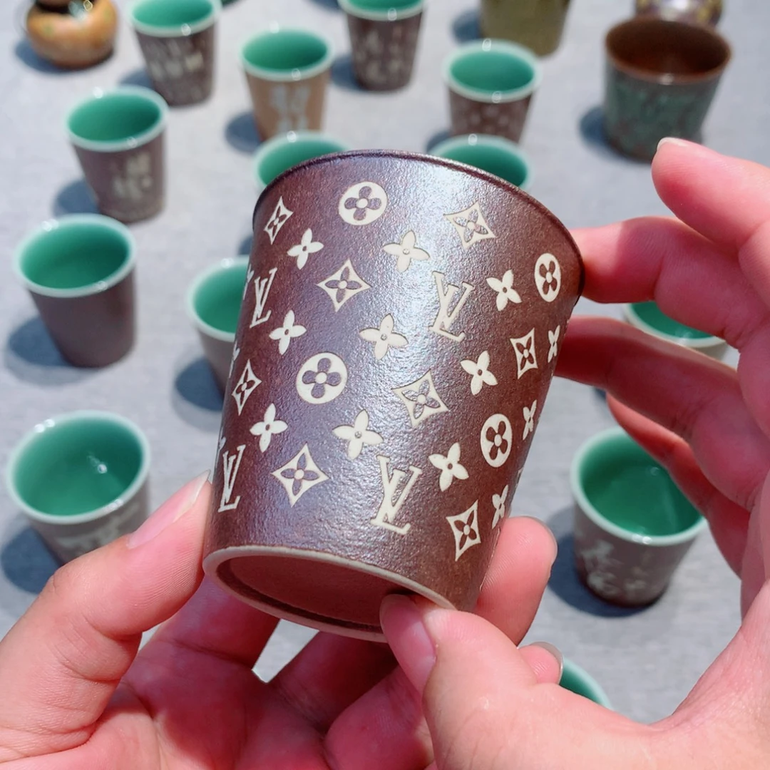 M***董龙泉青瓷茶具杯子