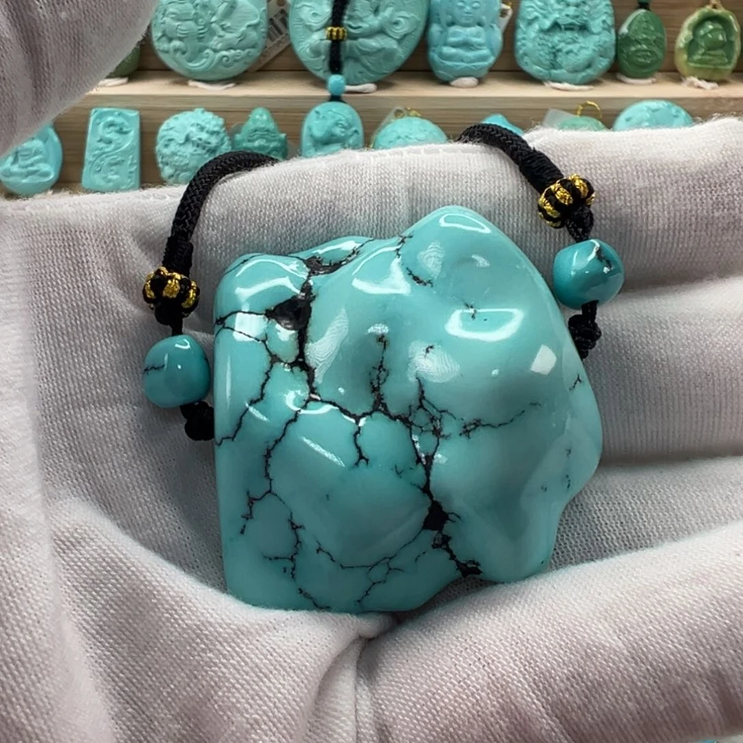 未镶嵌绿松石随形 39.4mm