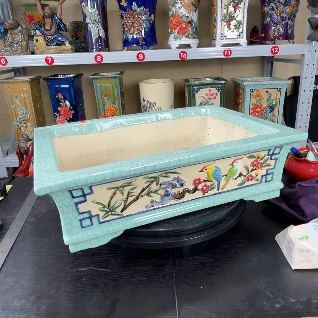 春***杨正宗岭南石湾盆