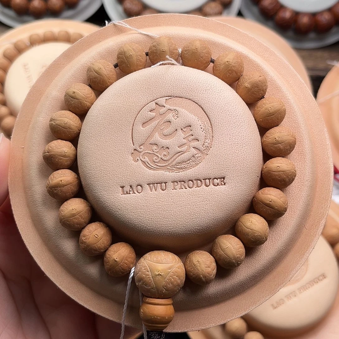 凤眼菩提手串精品12mm矮桩铁籽高密度厚皮壳