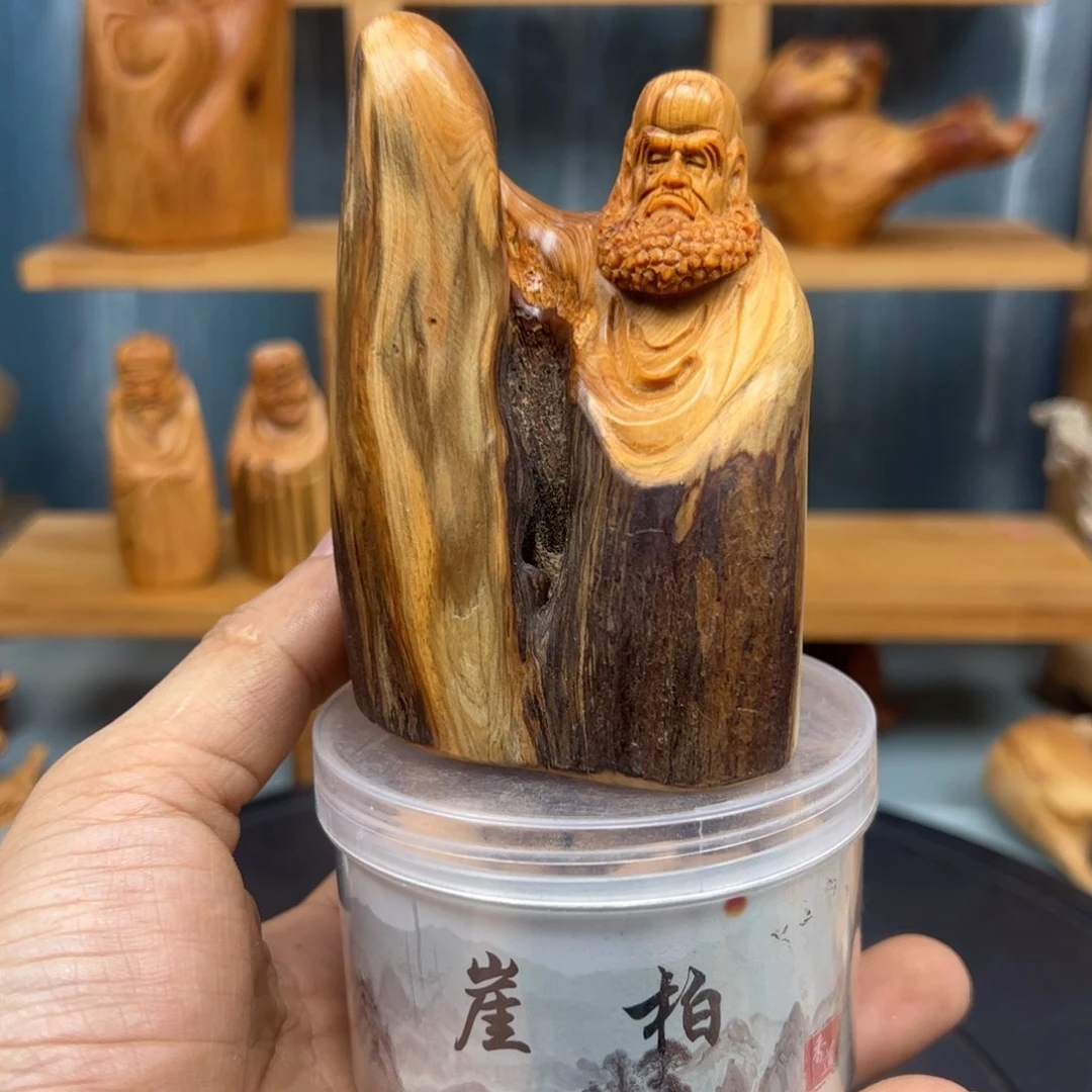 木心**兴崖柏木摆件手把件