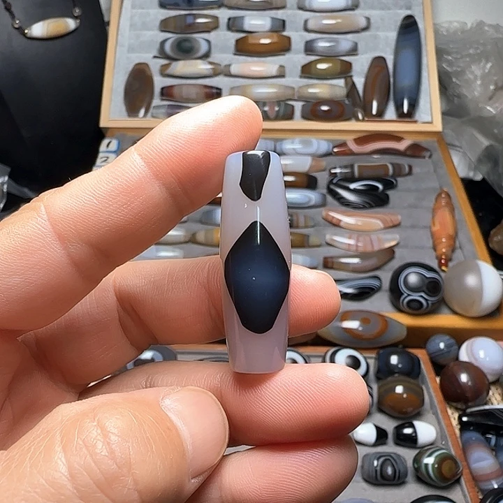 玛瑙/玉髓未镶嵌吊坠(不含链)