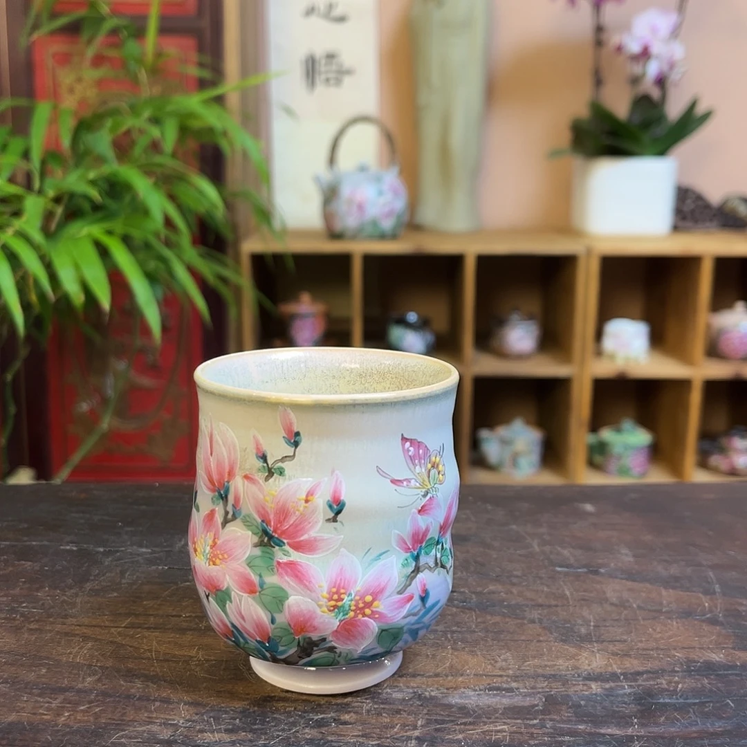 柴烧手工手绘陶瓷