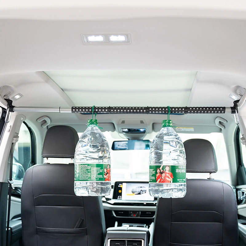 车载衣架车用椅背衣服架汽车晾衣架自驾游用品车内后排伸缩晾衣杆