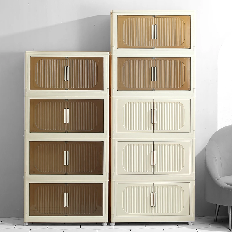 【72面宽】家用收纳柜子卧室家用多层零食储物柜杂物落地收纳柜