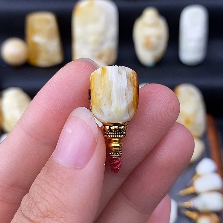 琥珀未镶嵌裸石12三通c507