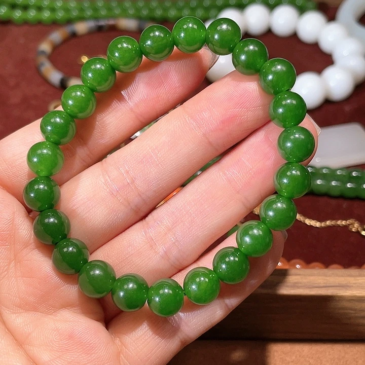 和田玉未镶嵌手链