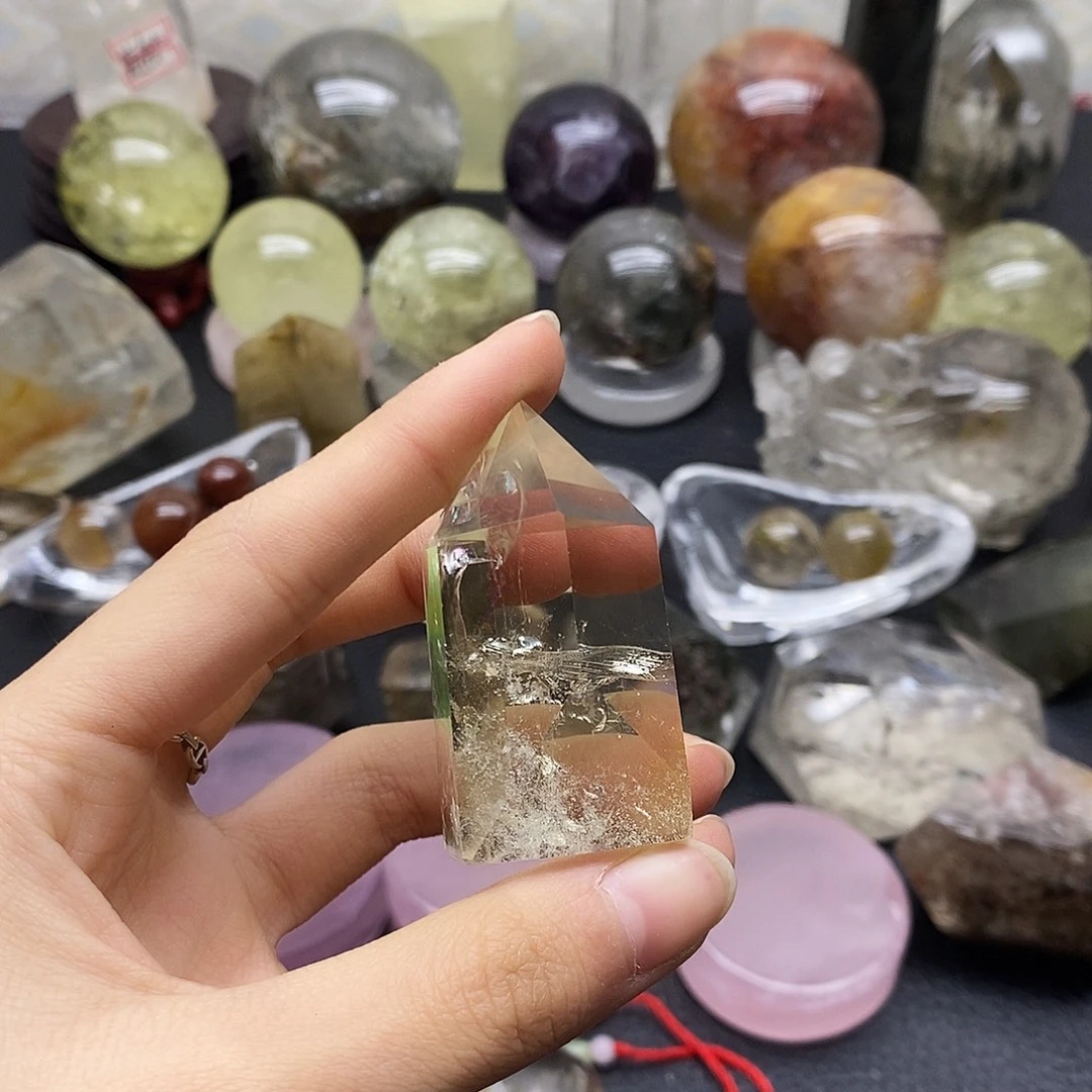 未镶嵌珠宝半成品水晶106水晶石