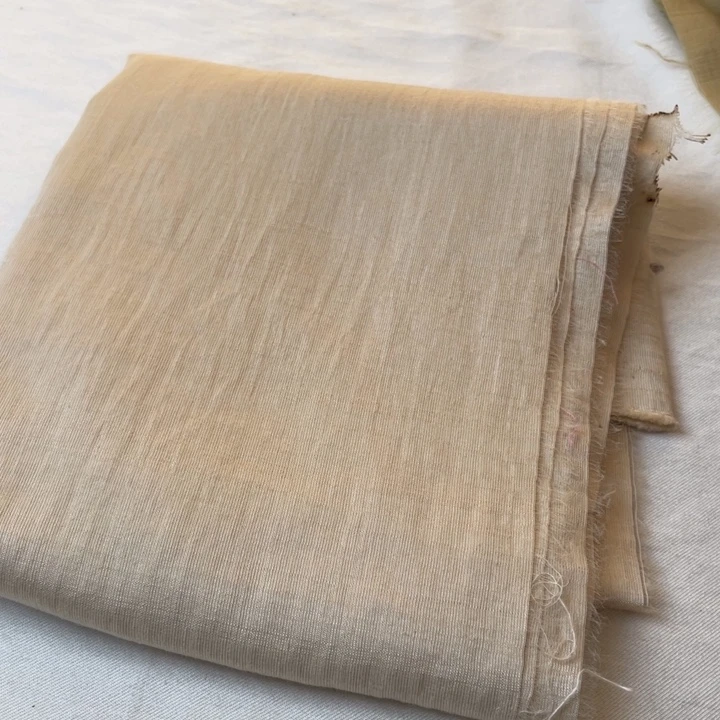 杏色苎麻1米。