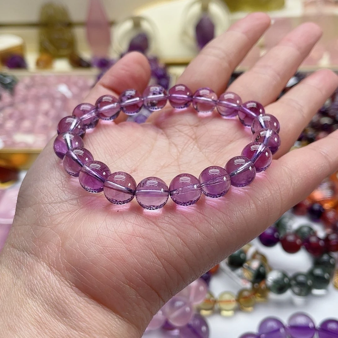 紫晶手链未镶嵌紫水晶