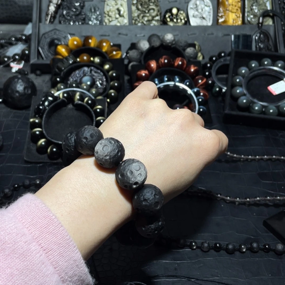 黑曜岩珠宝奇石未镶嵌b****r