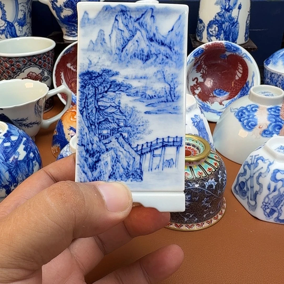 魂***月杯子景德镇全手工手绘陶瓷