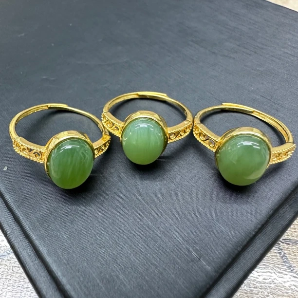 H869 和田玉戒指多样性发其一