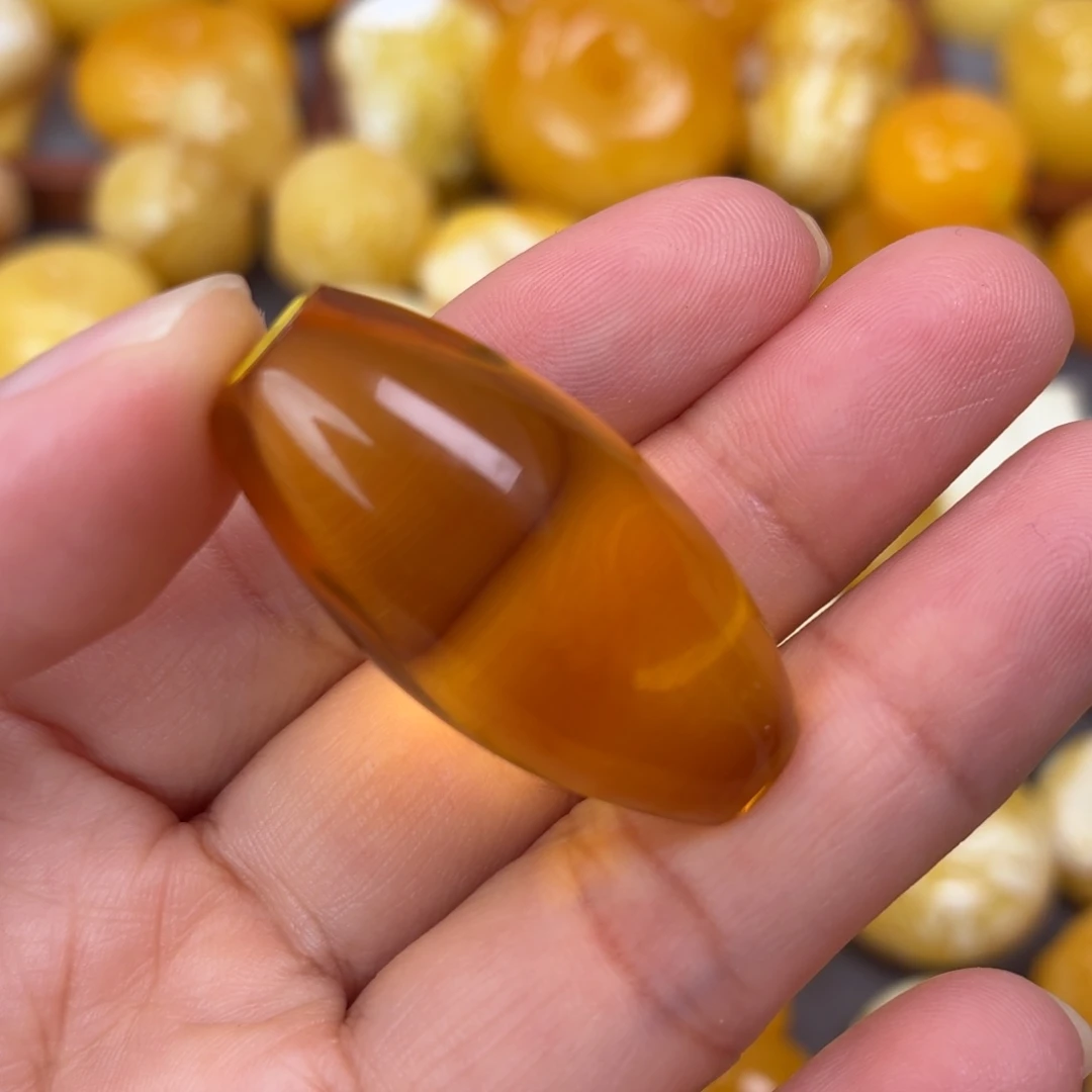 蜜蜡未镶嵌吊坠(不含链)净水枣珠