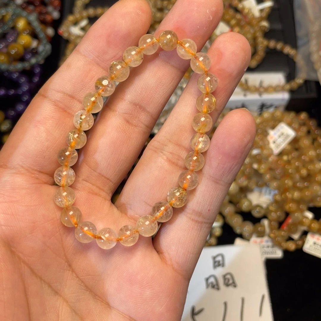 发晶手链未镶嵌水晶