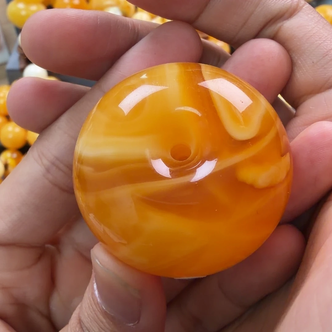 琥珀未镶嵌珠宝奇石29g