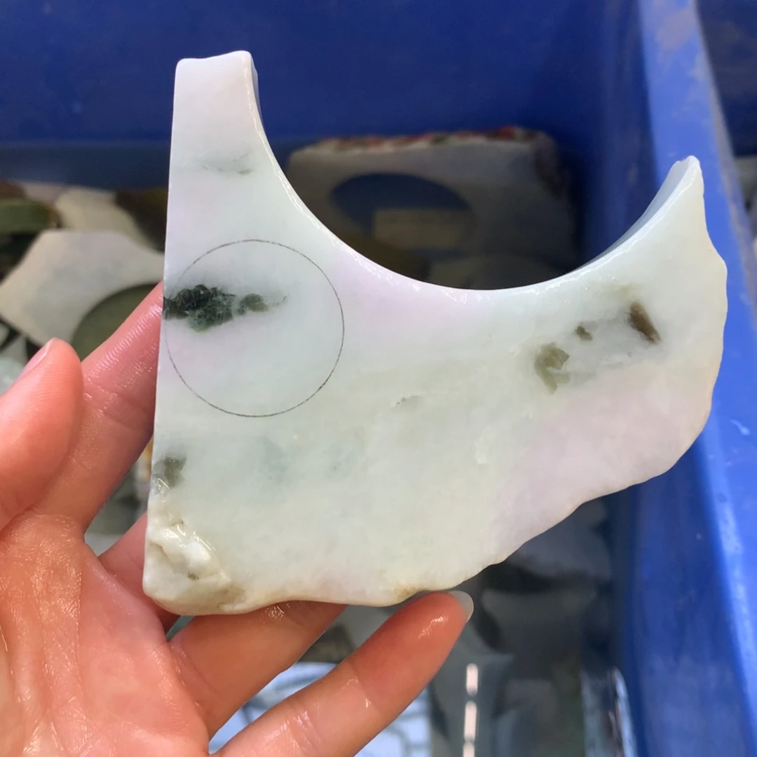 翡翠裸石翡翠边角料