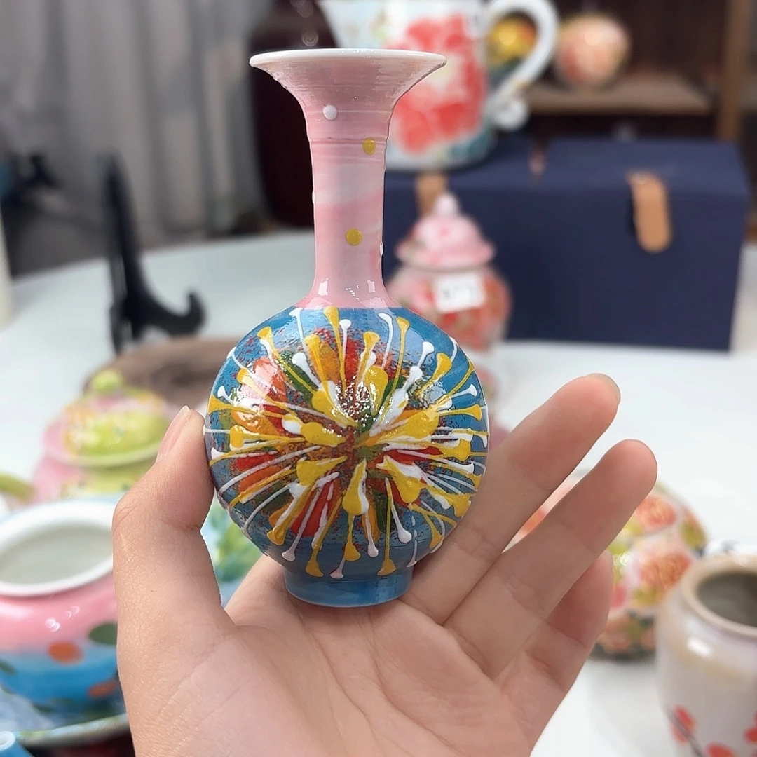 景德镇手绘高温釉下彩陶瓷茶具
