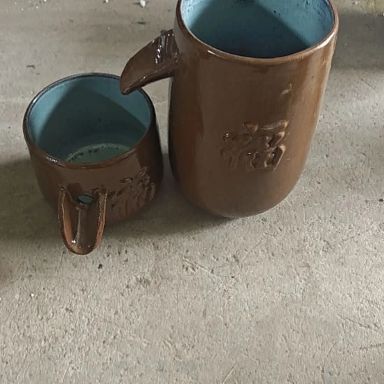 【闪购商品】福字流水两个瑕疵复古