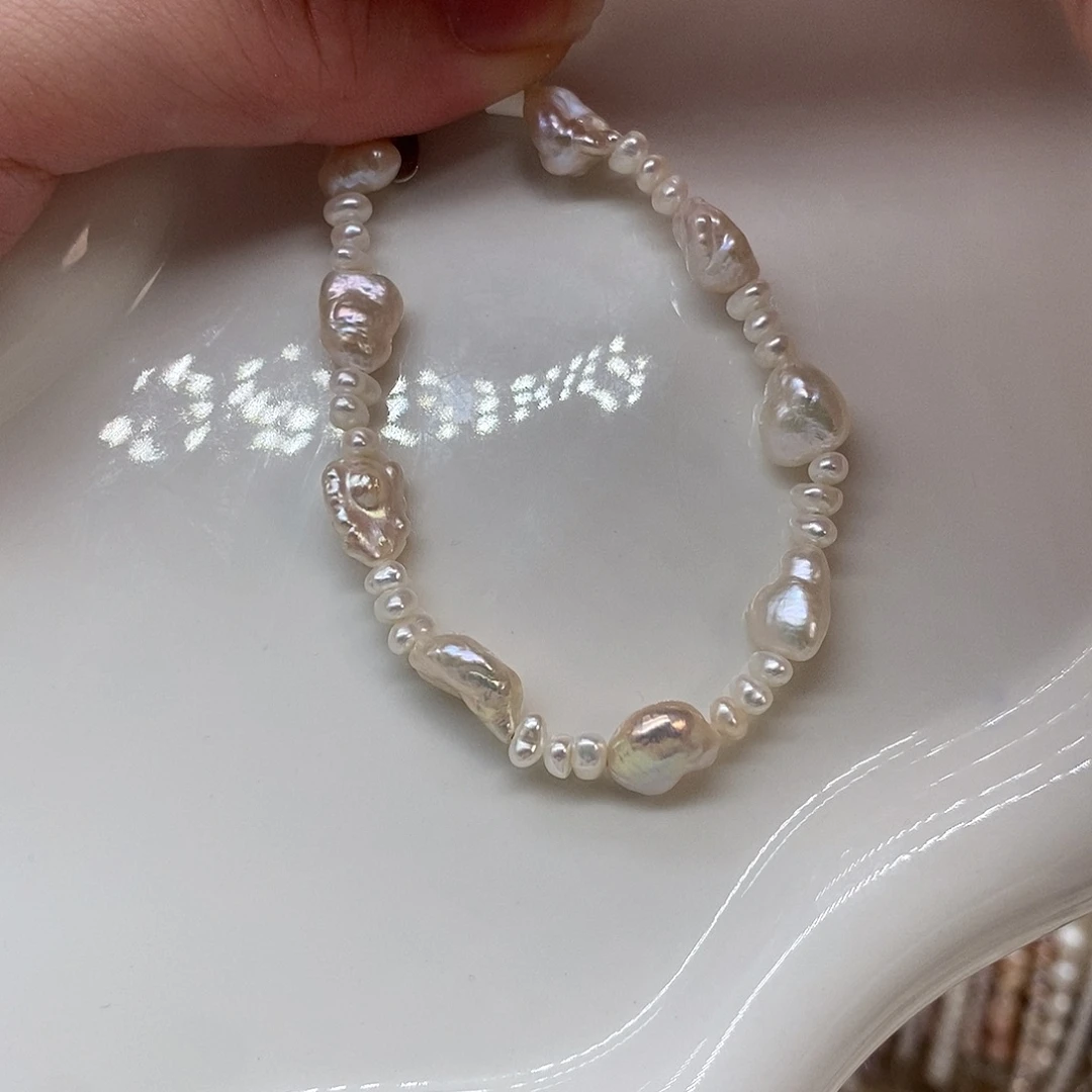 耳饰淡水珍珠银S925镶嵌