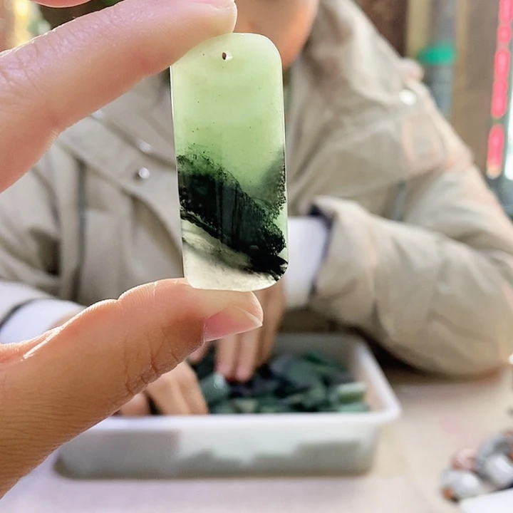 密玉（石英质玉）手链未镶嵌