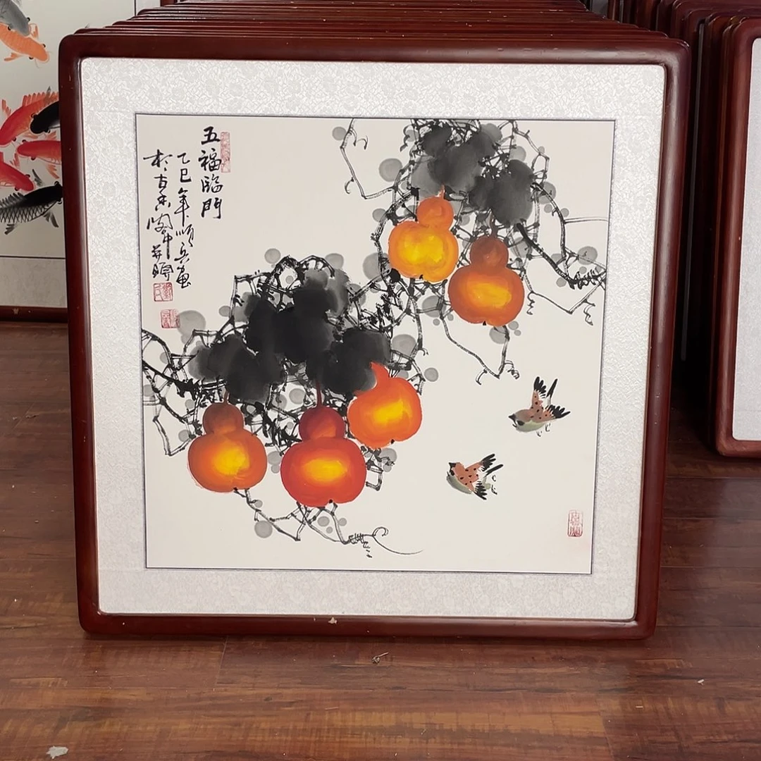 国画带框尺寸63*63厘米