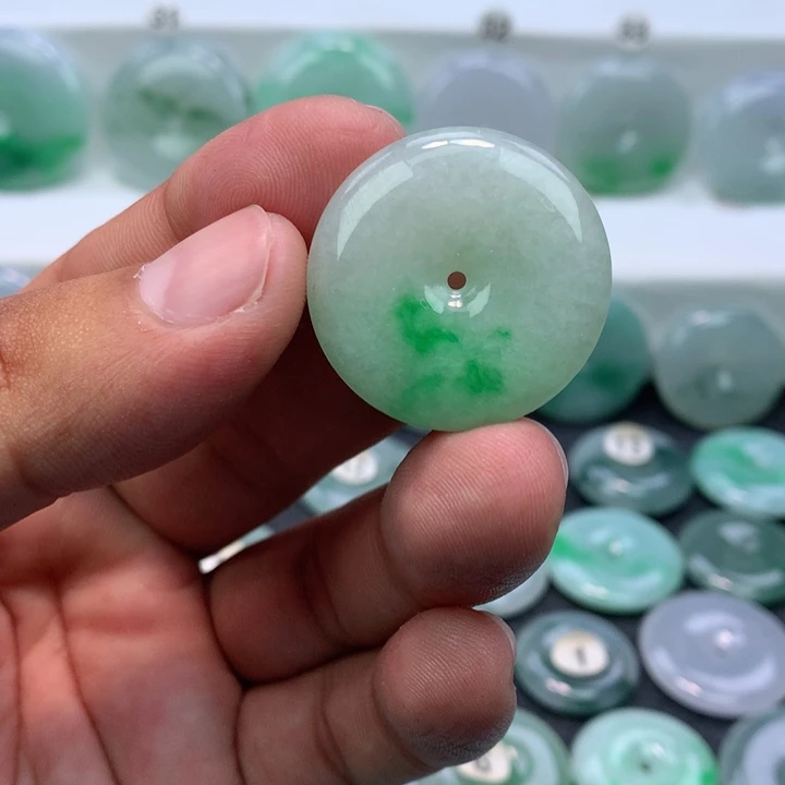 颈饰未镶嵌翡翠缅甸天然A货翡翠29,2-6.2