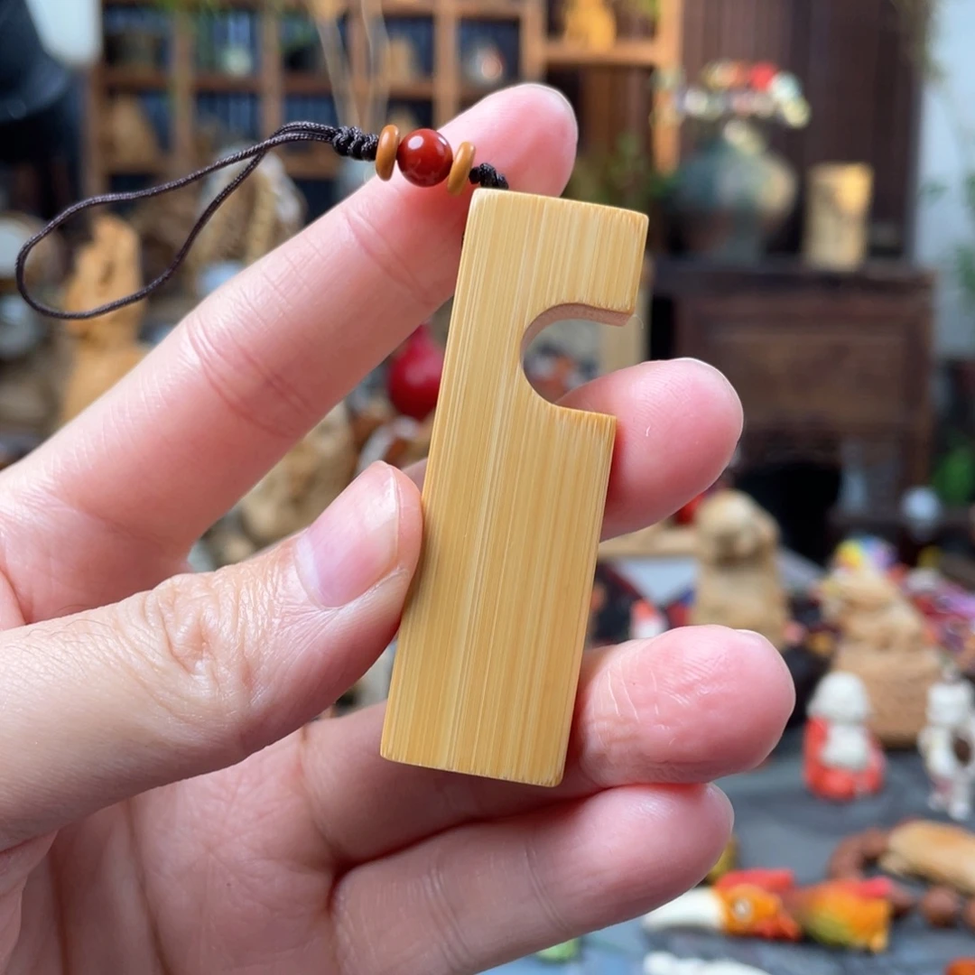 木方颜竹木艺术把件