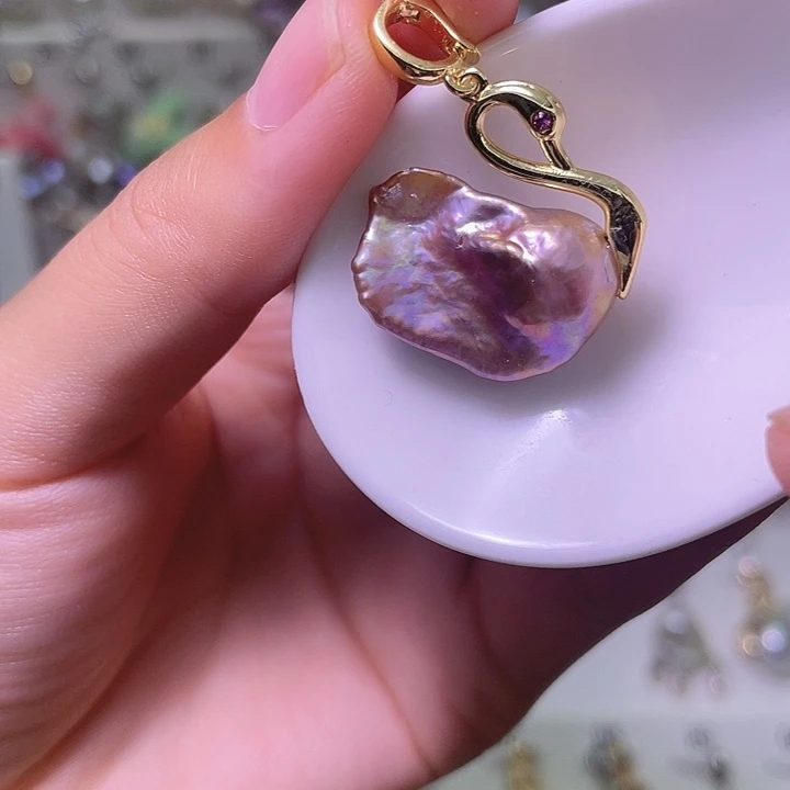 颈饰合金淡水珍珠48