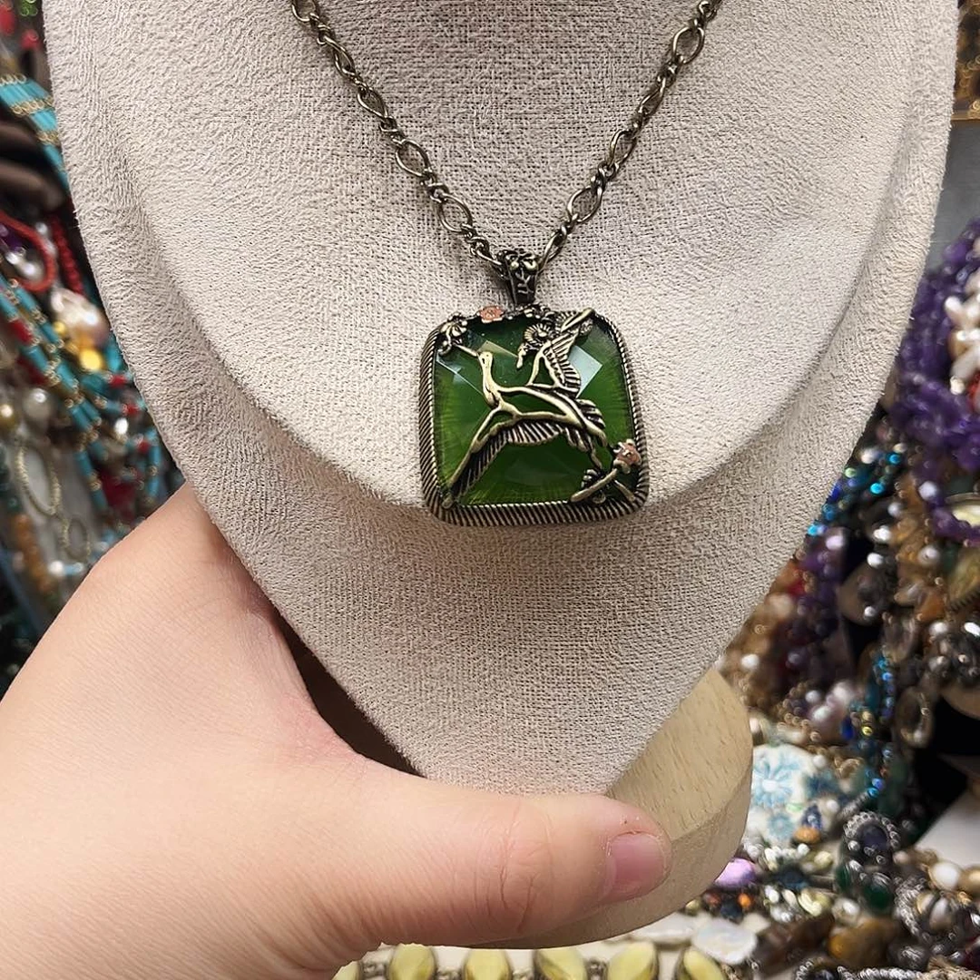 锌合金锌合金复古重工项链