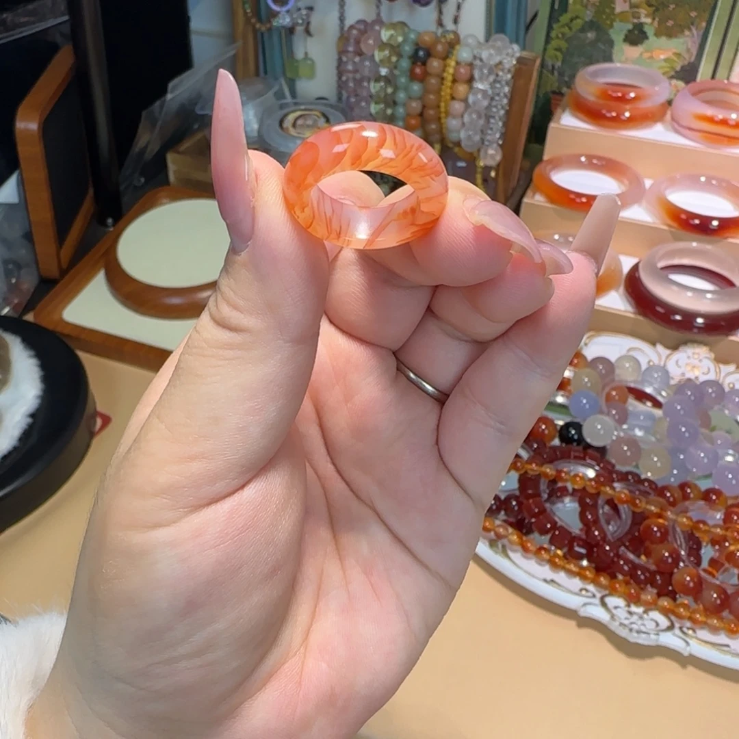 玛瑙/玉髓未镶嵌戒圈