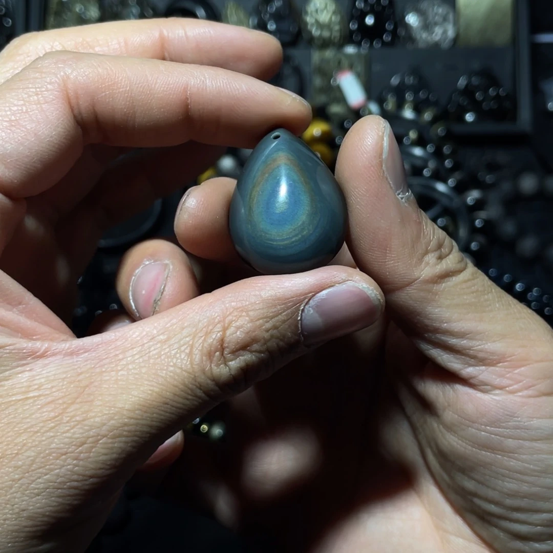 黑曜岩手链未镶嵌花*∞