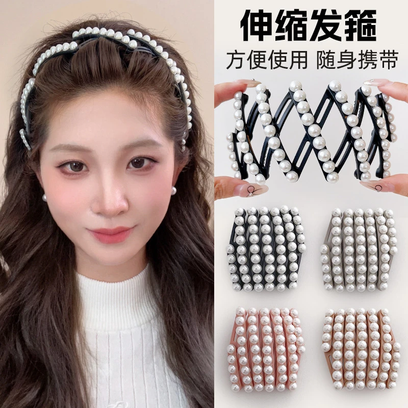 可折叠伸缩旅行百搭短子头饰耳饰发箍头箍2025爆款匣中折叠发箍