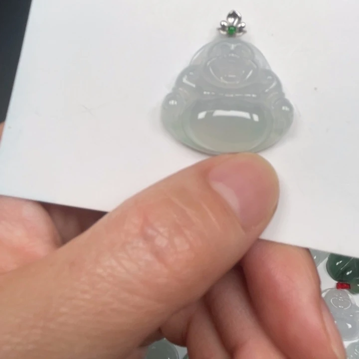 翡翠未镶嵌吊坠(不含链)翡翠