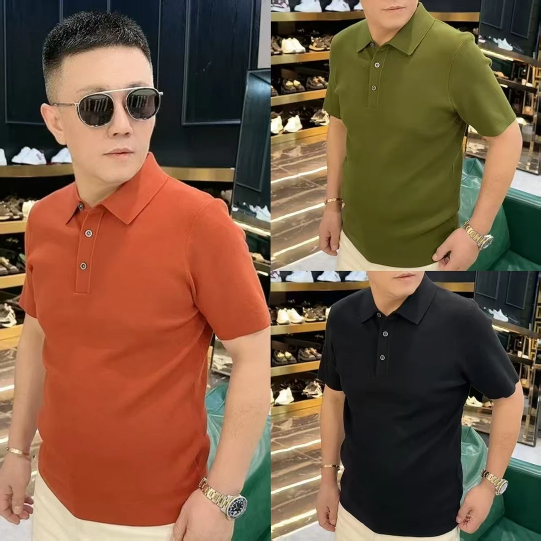 （EN）秋冬 新款 三色 针织 短袖 POLO衫 8800