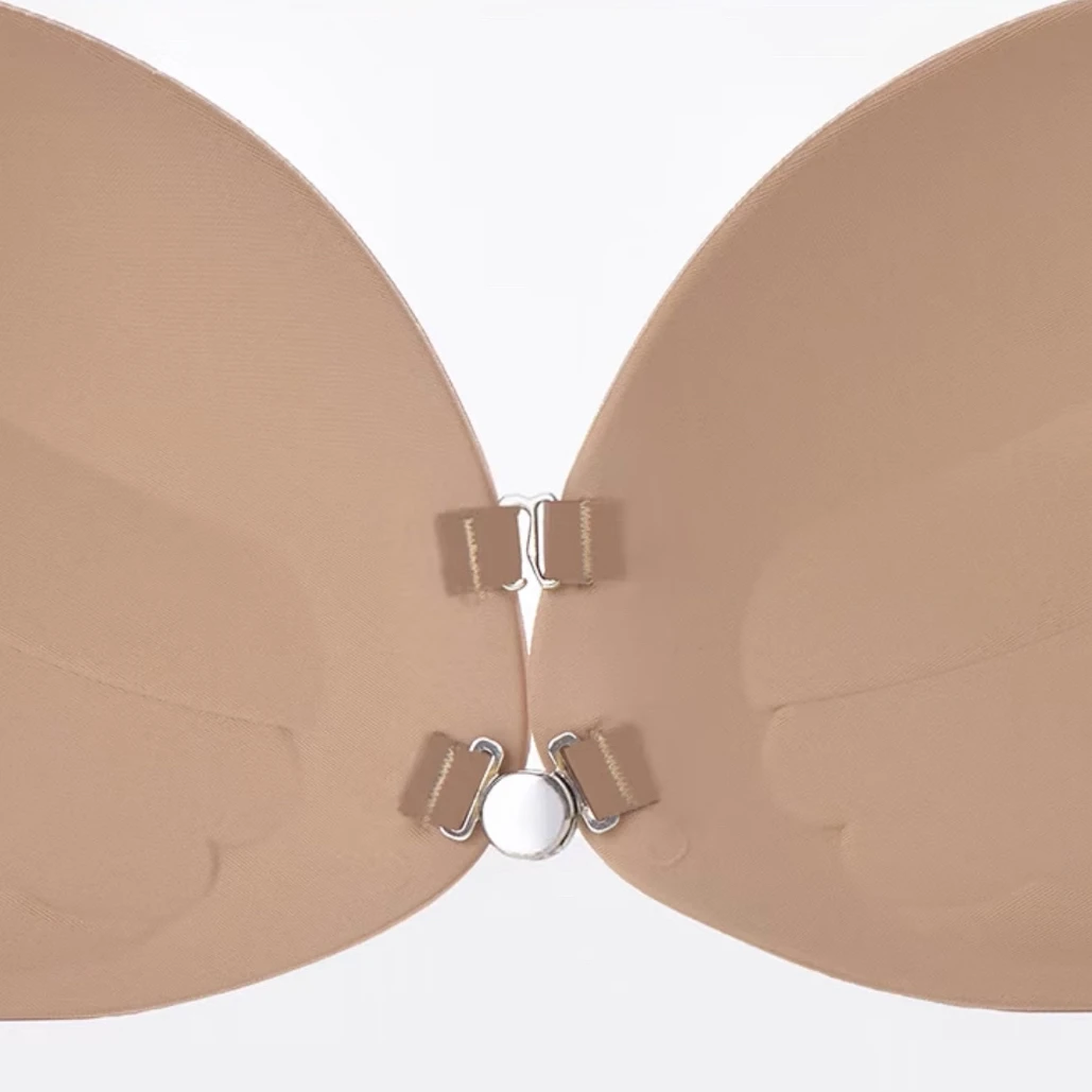 5CM【卡戴珊系】2专属双扣原创半杯胸贴小胸聚拢自然显大婚纱吊