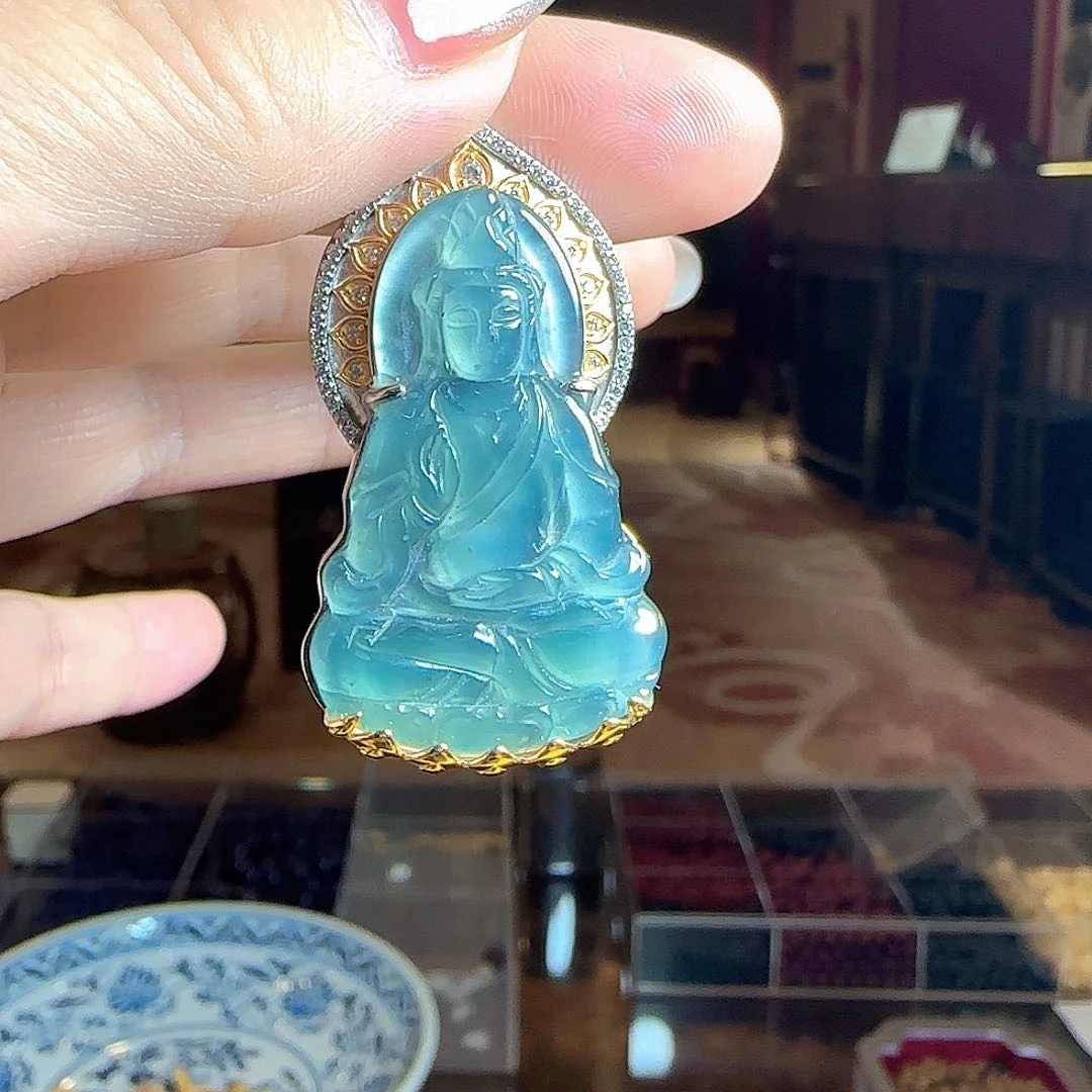 吊坠(不含链)未镶嵌翡翠城**故